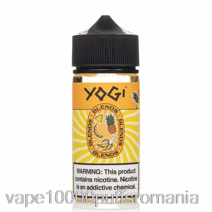 Vape Romania Banane Ananas Gheata - Amestecuri Yoghin - 100ml 0mg